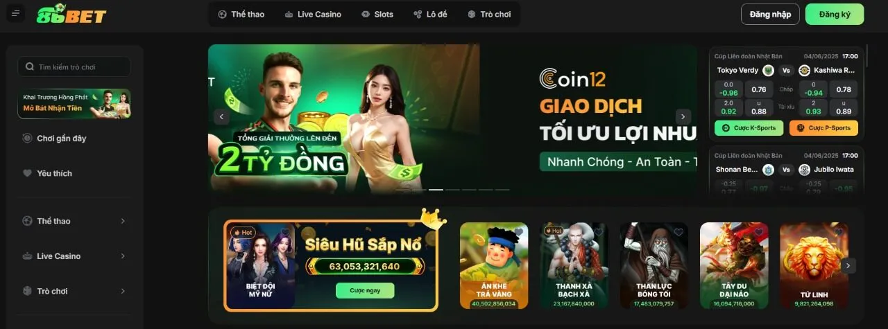 Giới thiệu tổng quan về 86Bet