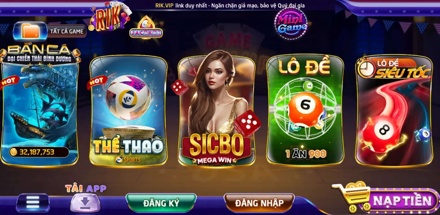 Tìm hiểu địa điểm cá cược Rikvip