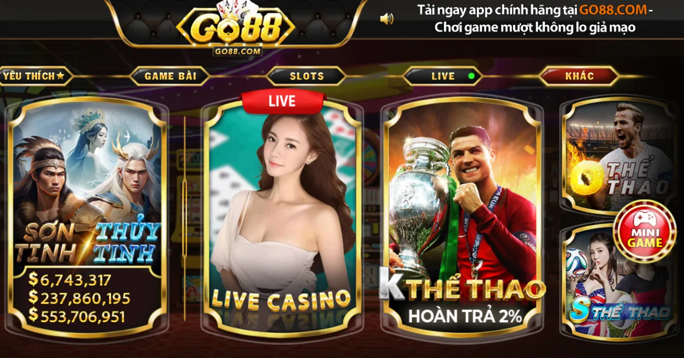 Kho game đỉnh cao chiêu đãi người chơi tham gia Go88