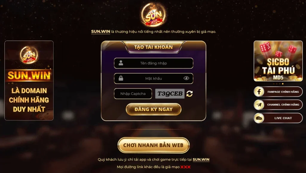 Chi tiết thông tin về cổng game SunWin đẳng cấp