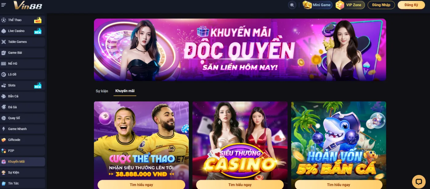 Vô vàn chương trình khuyến mãi đặc sắc dành cho anh em