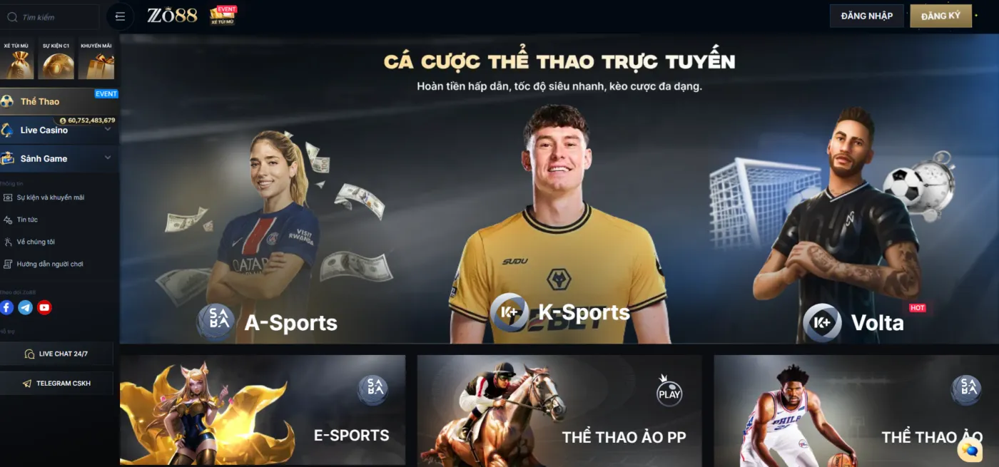 Zo88 – Thế giới giải trí cá cược đỉnh cao trong tầm tay