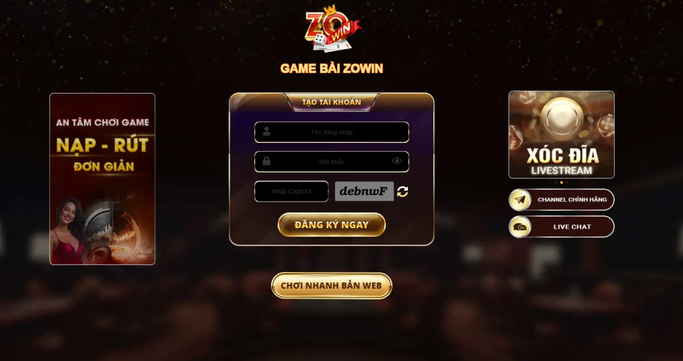 Những thông tin anh em không nên bỏ lỡ về Zowin